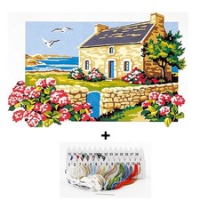 Kit canevas modèle maison