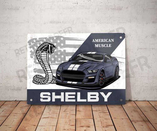 Plaque métal vintage mustang - plaque,