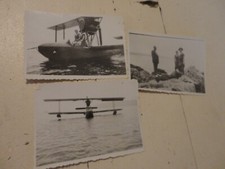 3 ancienne photos hydravion