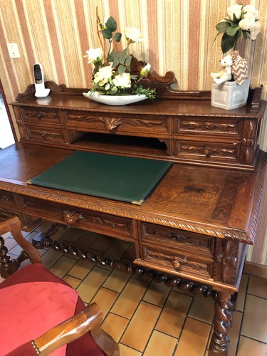 Bureau bois ancien napolèon - bois,