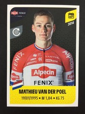 Mathieu Van Der Poel Rookie RC Sticker Panini Tour De France 2021 #61
