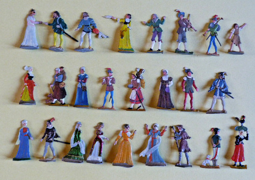 Plats étain zinnfiguren - plats,