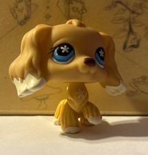? AF Cocker Spaniel Littlest Pet Shop Blonde With Blue Eyes #748 ?