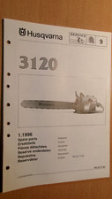 Husqvarna Tronçonneuse 3120 : catalogue pièces détachées 1996