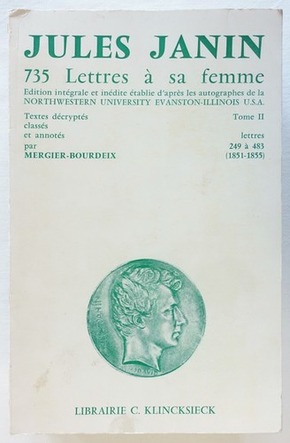 Jules janin 735 lettres à - -,