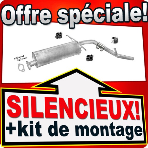 Silencieux arriere pour nissan - silencieux,