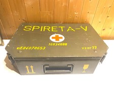 Old Military Box Red Cross Czech Army SPIRETA V Post WW2