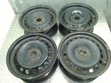 LOT DE 4 JANTES TOLE 6x15 ET40