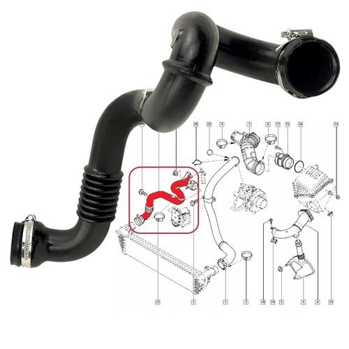 Durite turbo - turbo, de