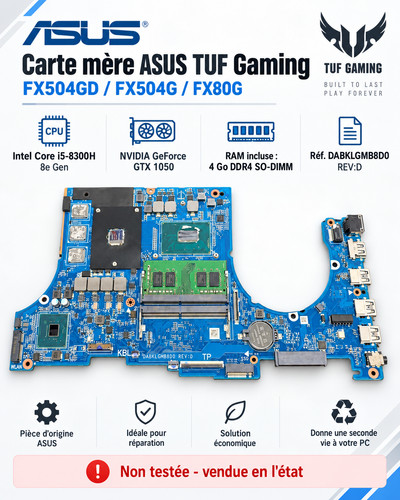 Carte mère asus fx504gd - carte,