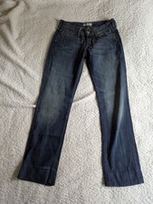 Levi's 470 women's jeans straight fit W28 L32 dark blue denim