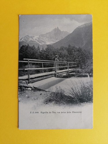 Cpa aiguille du dru près - -,