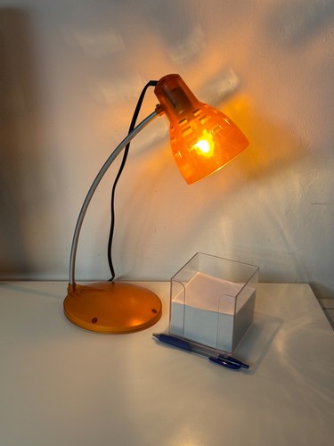 Lampe bureau vintage orange - vintage,