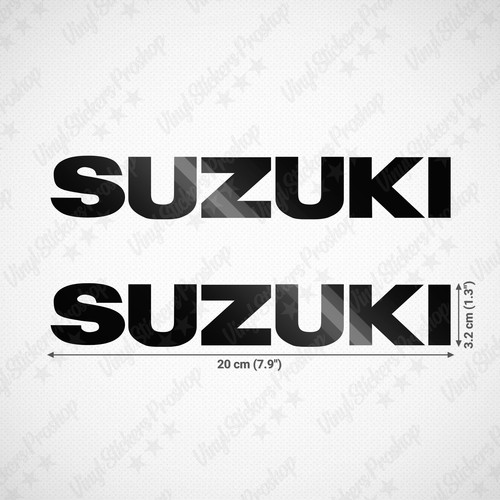 Stickers suzuki cm noir - suzuki,