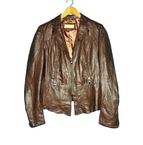 Veste biba cuir - en, marron