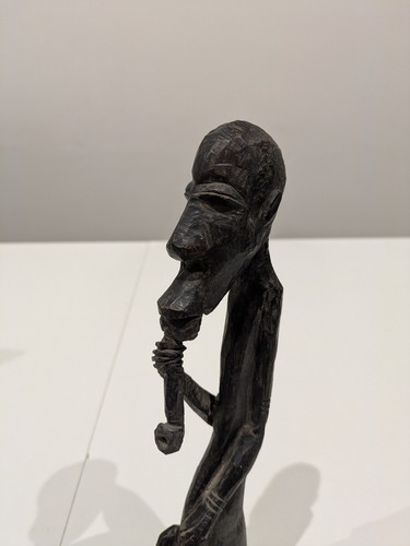 Sculpture africaine homme - , à