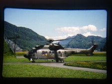 Super Puma T-337 (azb8) Swiss Air Force Alpnach 2003 Kodachrome 64 slide