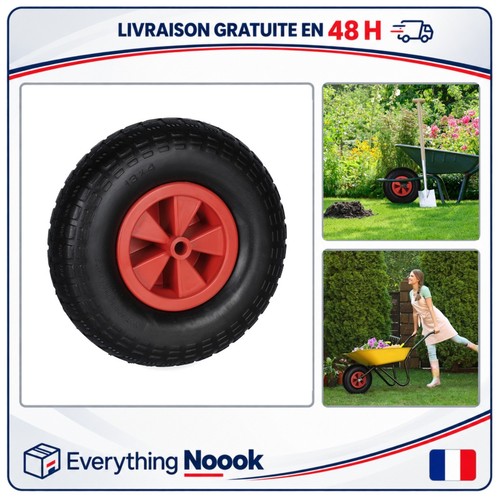 Relaxdays roue brouette - roue, de