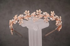 Diadème De Mariée En Or Rose