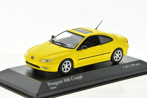 Peugeot 406 coupé - coupé, yellow