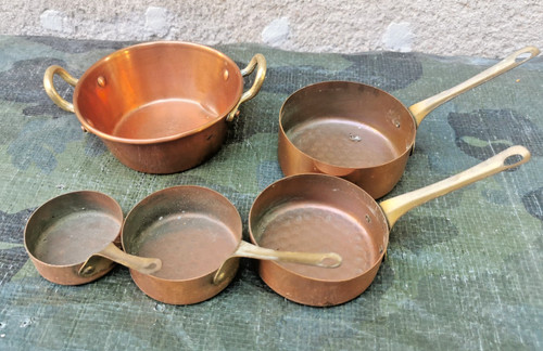 Petites casseroles vintage - 4, casseroles+vintage