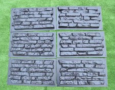Moules à béton plâtre mur pierre ciment carreaux moule ABS plastique set pcs W17