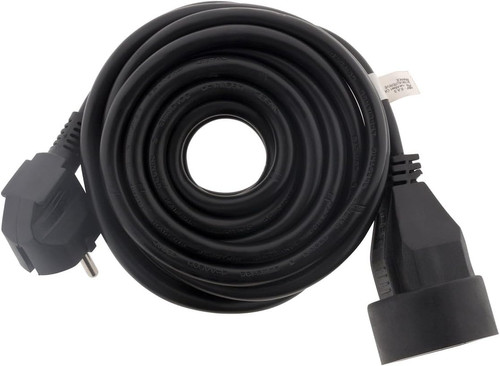 Rallonge électrique noire - 3m,