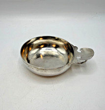 RARE TASTE-VIN EN ARGENT MASSIF EPOQUE 18 EME ORIGINE FRANCE SENLIS 1738