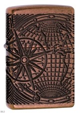 ZIPPO ★ WORLD MAP (Armor -