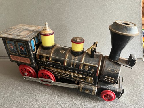 Jouet ancien tôle train - jouet,