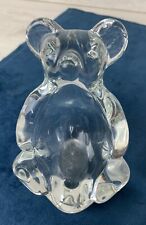 Vintage glass decoration little bear ? Antique children's office decoration