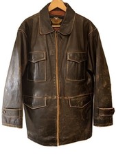 Harley Davidson Leather Jacket Blouson/-/Cowhide/Blk/Scratch 1918