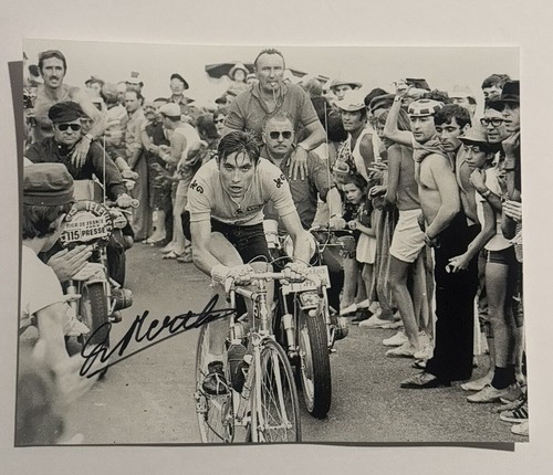 Eddy merckx hand signed 8x10 - merckx,