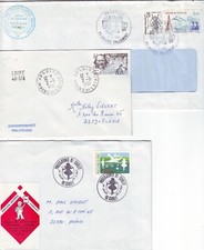 F46. LOT 3 LETTERS DEPARTMENT 49 MAINE ET LOIRE - ANGERS CHOLET