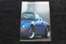 Porsche Strosek Tuner 911 911 Turbo Carrera 2/4 Targa 928 968 Brochure Brochure
