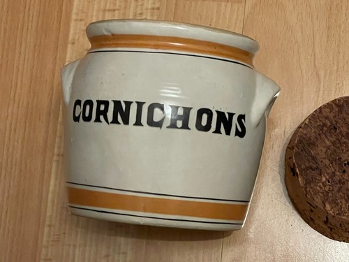 Pot cornichons grès - pot, en