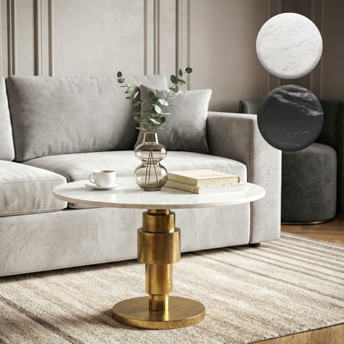 Table basse 60cm ronde - , marbre