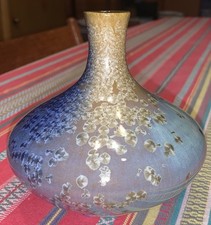 Superbe vase toupie en grès