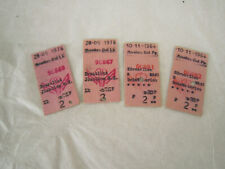 LOT DE 4 TICKETS DE METRO TRAM