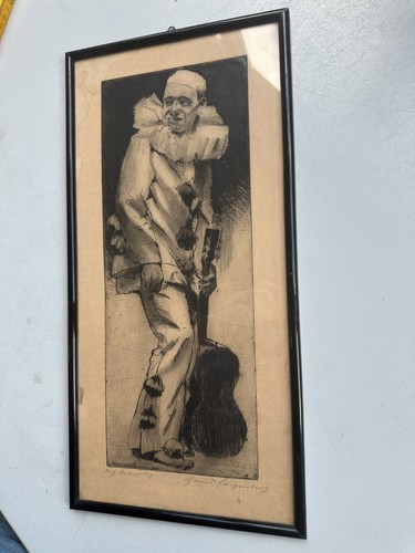 Ancienne peinture murale homme - murale,
