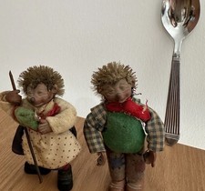 Steiff Poupées Vintage couple Hérissons 