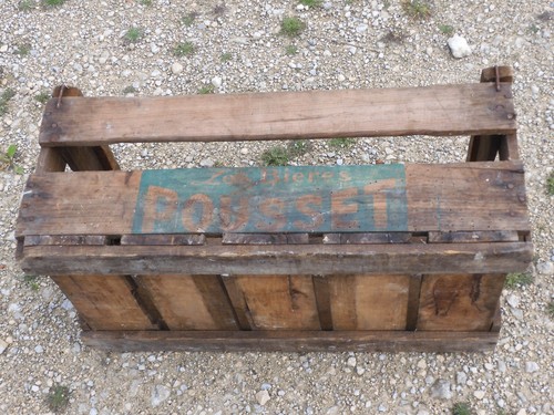 Ancienne caisse bois porte - bois,
