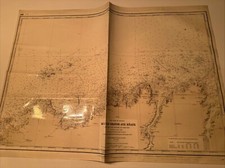 CARTE MARINE Plastifiée Rare