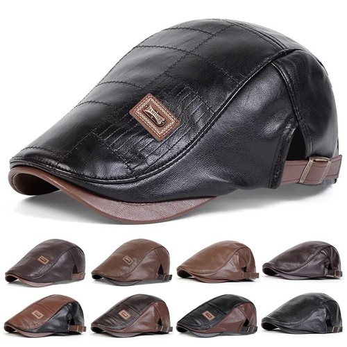 Chapeau béret cuir pour - chapeau,
