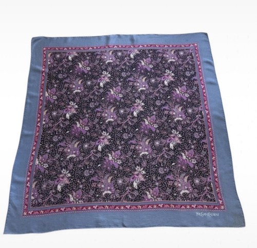Foulard carre ysl crêpes - ysl, en