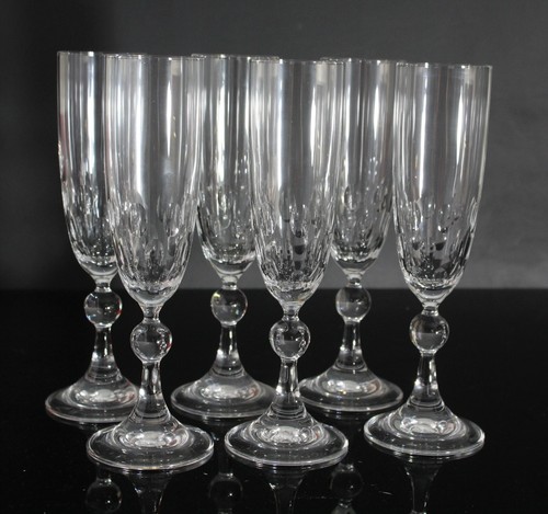 Flûtes champagne cristal - à,