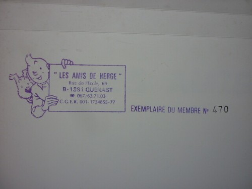 Les amis herge - tintin, )