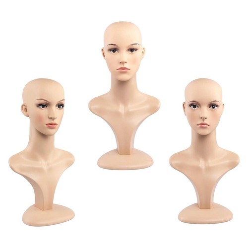 Tête mannequin femme - tête, de