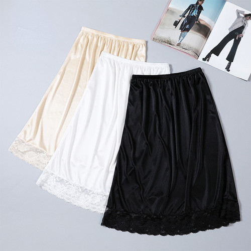 Femme satin dentelle faux soie - dentelle,