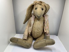 Peluche d'artiste lapin 34 cm. État voir photos